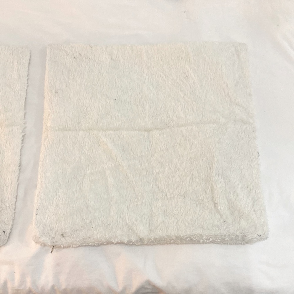 Set Of 2 Cushion Cover White